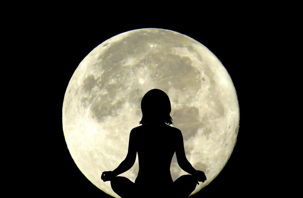 mediations at a moon